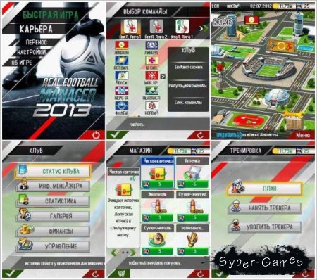 Real Football Manager 2013 (Java)