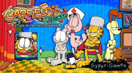 Garfield's Defense. Attack of the Food Invaders (2012/ENG) Android